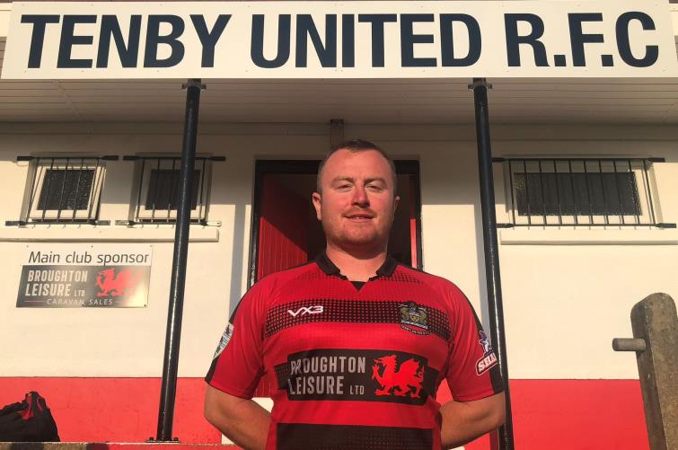 Dan Allen - first try in 107 games for Tenby Dan Allen - first try in 107 games for Tenby